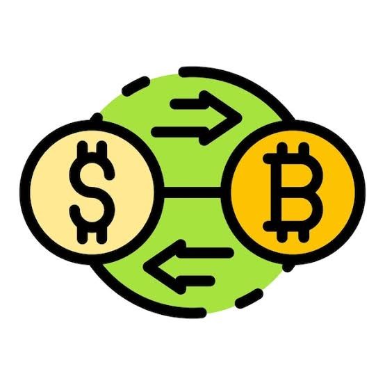 兑换比特币图标轮廓兑换比特币矢量图标,用于网页设计,隔离在白色背景上| Premium 矢量